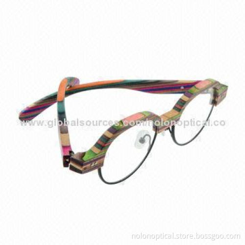 Lamination Color Wooden Eye Glasses, OEM/ODM Orders Welcomed